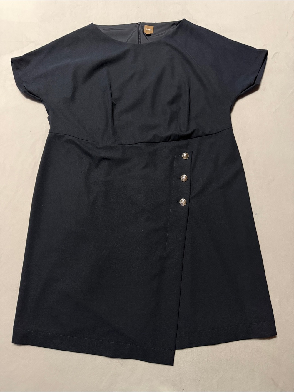 BOSS Hugo Boss "Datera" Wrap-Front Sheath Dress - Picture 2 of 7